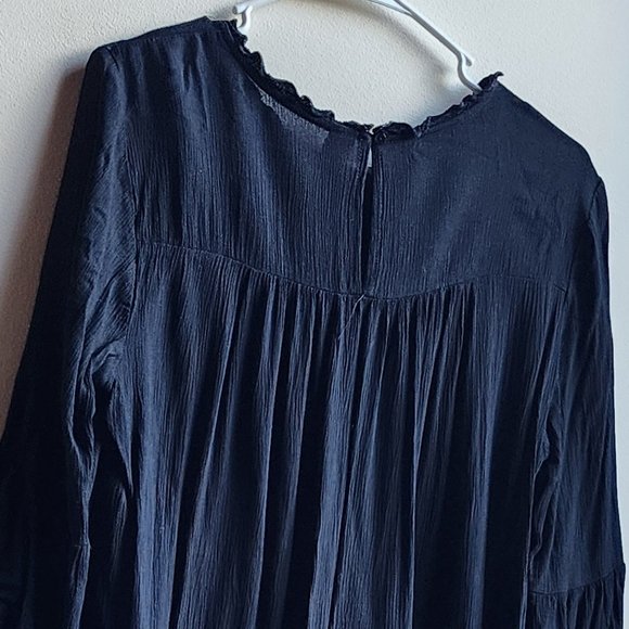 Old Navy Black Peasant Jersey Size Medium - Picture 8 of 13